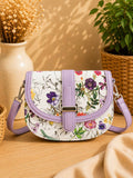 Sac à main femme – Floral & Violet