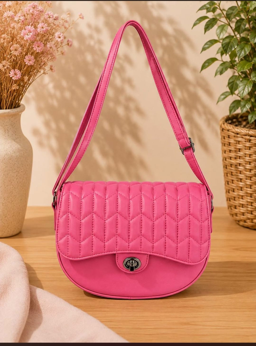Sac à main femme matelassé – Noir