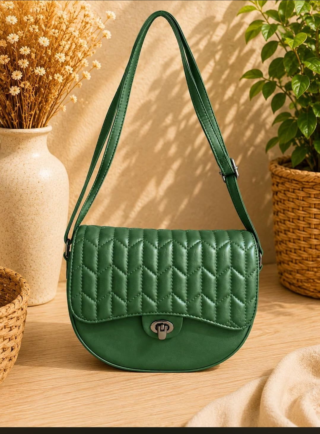 Sac à main femme matelassé – Noir